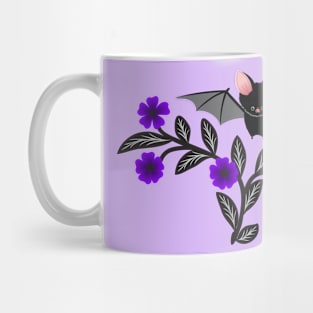 Bats and flowers Mug